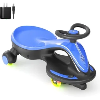 XJD Electric Wiggle Car for Kids Blue