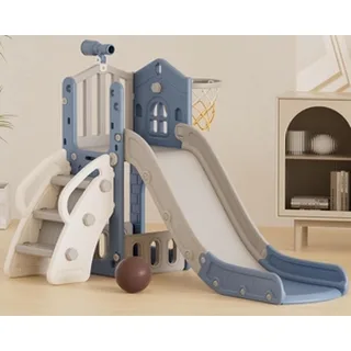 XJD 5-in-1 Toddler Slide & Playset Blue