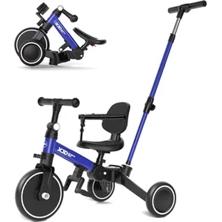 XJD 6-in-1 Folding Toddler Tricycle Multi-Color