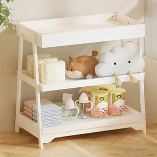 XJD Baby Changing Table with Waterproof Pad White