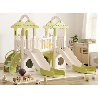 XJD 10-in-1 Jungle Toddler Slide & Playset Green