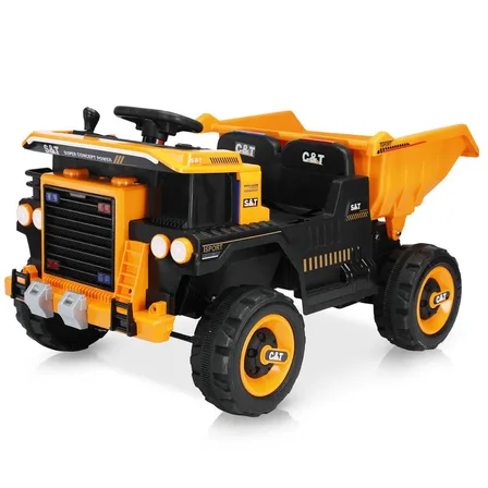 XJD Kids Electric Ride-On Truck Orange