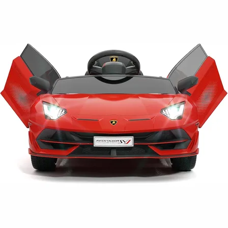 XJD Kids Lamborghini Ride-On Car Red