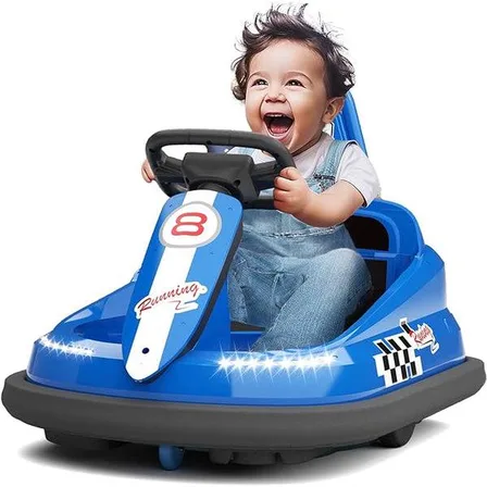 XJD Toddler Bumper Car Blue
