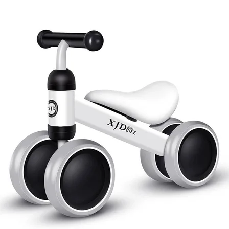 XJD Mini Balance Bike for Toddlers 18m–4y White
