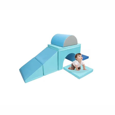 XJD Toddler Climbing Blocks 5 Piece Set Navy Blue