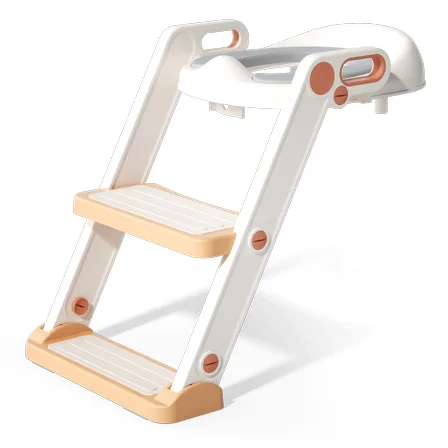 XJD Kids Toilet Training Seat with Step Ladder Gold