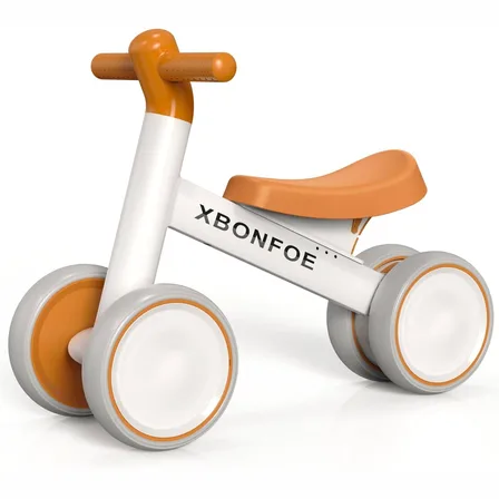 XBONFOE Balance Bike Brownish White