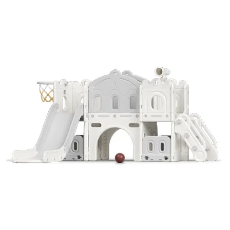 XJD 7-in-1 Toddler Slide Set White