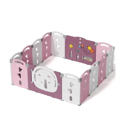 XJD Foldable Playpen Pink