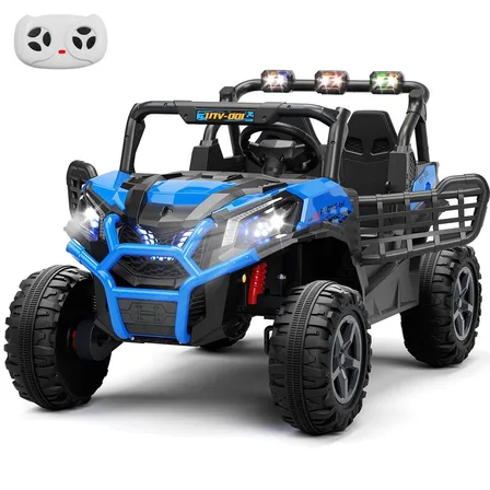 XJD Kids Electric Ride-On Truck Blue 12V/24V