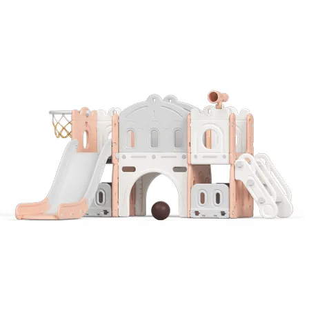 XJD 7-in-1 Toddler Slide Set In Pink