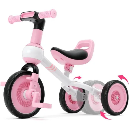 XJD Kids Tricycle Pink 3-in-1