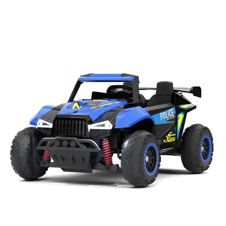 XJD Kids Electric Ride-On Truck Blue and Green