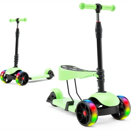 XJD Toddler Scooter 3 Wheels Green