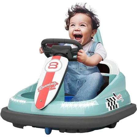 XJD Toddler Bumper Car Green