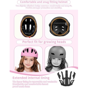 XJD Adjustable Toddler Bike Helmet Pink