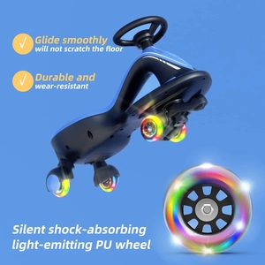 XJD Electric Wiggle Car for Kids Blue