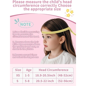 XJD Adjustable Toddler Bike Helmet Pink Flowers