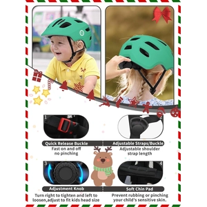 XJD Adjustable Toddler Bike Helmet Green XS 46–51 cm