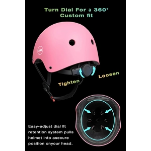 XJD Kids Bike Helmet & Protective Gear Set Pink
