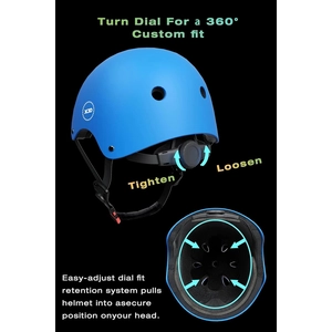 XJD Kids Bike Helmet & Protective Gear Set Blue