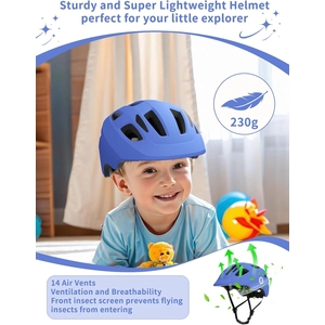 XJD Adjustable Toddler Bike Helmet Blue