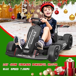 XJD Electric Go Kart for Kids Ages 3–8 Black