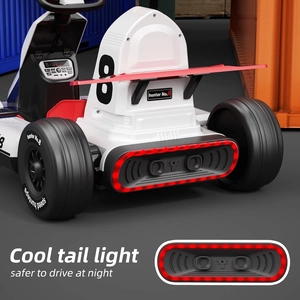 XJD Electric Go Kart for Kids Ages 3–8 White
