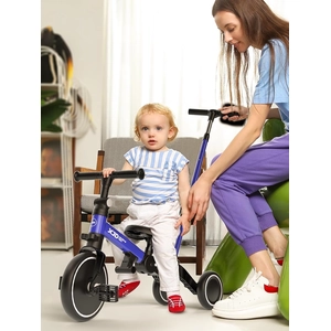XJD 6-in-1 Folding Toddler Tricycle Multi-Color