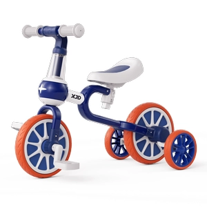 XJD 3-in-1 Toddler Tricycle Bike for 18 Months to 3 Years Old