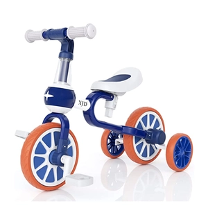 XJD 3-in-1 Toddler Tricycle Bike for 18 Months to 3 Years Old