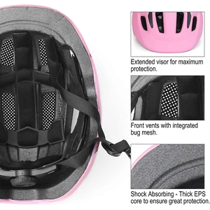 XJD Kids Bike Helmet Pink