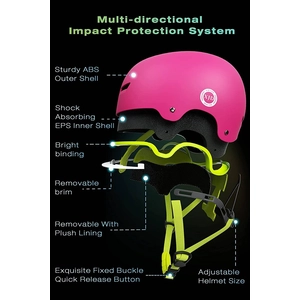 XJD Kids Bicycle Helmet Rose