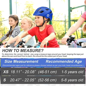 XJD Kids Bike Helmet Blue