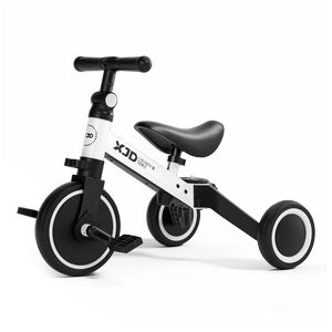 XJD 3-in-1 Kids Tricycle for Toddlers 2–5y White
