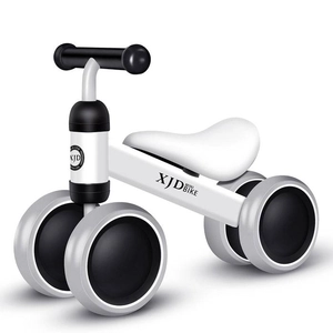 XJD Mini Balance Bike for Toddlers 18m–4y White
