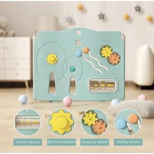 XJD Foldable Playpen Green