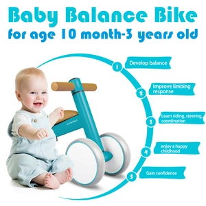 XJD Mini Balance Bike for Toddlers 18m–4y Sky Blue