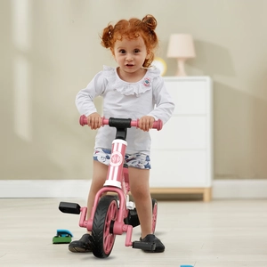 XJD 3-in-1 Kids Tricycle Pink