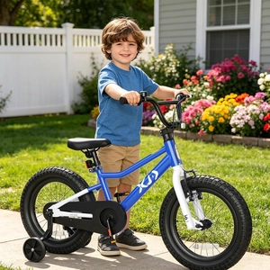 XJD 12 14 16 inch Kids Bike BMX Style Bicycle with Training Wheels Coaster Brake for 3-10 Years Old Toddlers Boys Girls