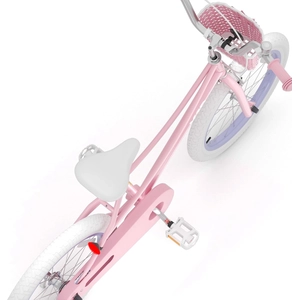 XJD Girls Bike for 3-12 Years Old Girls, 12 14 16 20 Inch Kids Bike with Training Wheels, Adjustable Seat Height, Coaster Brake, Streamers Basket