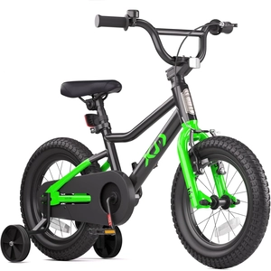 XJD 12 14 16 inch Kids Bike BMX Style Bicycle with Training Wheels Coaster Brake for 3-10 Years Old Toddlers Boys Girls