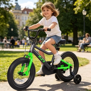 XJD 12 14 16 inch Kids Bike BMX Style Bicycle with Training Wheels Coaster Brake for 3-10 Years Old Toddlers Boys Girls