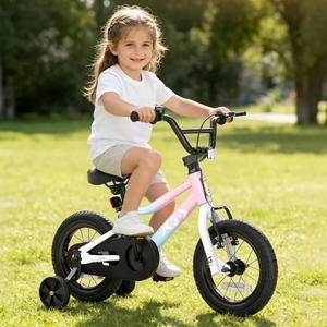 XJD 12 14 16 inch Kids Bike BMX Style Bicycle with Training Wheels Coaster Brake for 3-10 Years Old Toddlers Boys Girls
