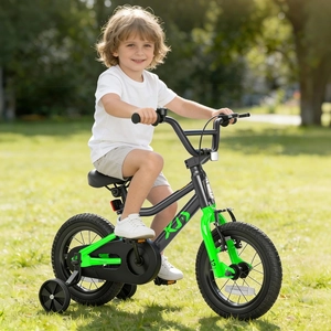 XJD 12 14 16 inch Kids Bike BMX Style Bicycle with Training Wheels Coaster Brake for 3-10 Years Old Toddlers Boys Girls