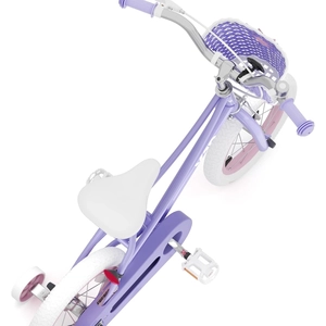 XJD Girls Bike for 3-12 Years Old Girls, 12 14 16 20 Inch Kids Bike with Training Wheels, Adjustable Seat Height, Coaster Brake, Streamers Basket