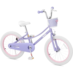 XJD Girls Bike for 2-12 Years Old Kids 12 14 16 20 Inch Toddler Bike,Retro Style Kids Bike with Training Wheels, 20 Inch Girl Bicycle with Kickstand