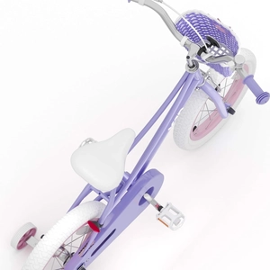 XJD Girls Bike for 2-12 Years Old Kids 12 14 16 20 Inch Toddler Bike,Retro Style Kids Bike with Training Wheels, 20 Inch Girl Bicycle with Kickstand
