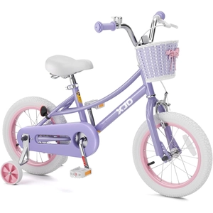 XJD Girls Bike for 2-12 Years Old Kids 12 14 16 20 Inch Toddler Bike,Retro Style Kids Bike with Training Wheels, 20 Inch Girl Bicycle with Kickstand